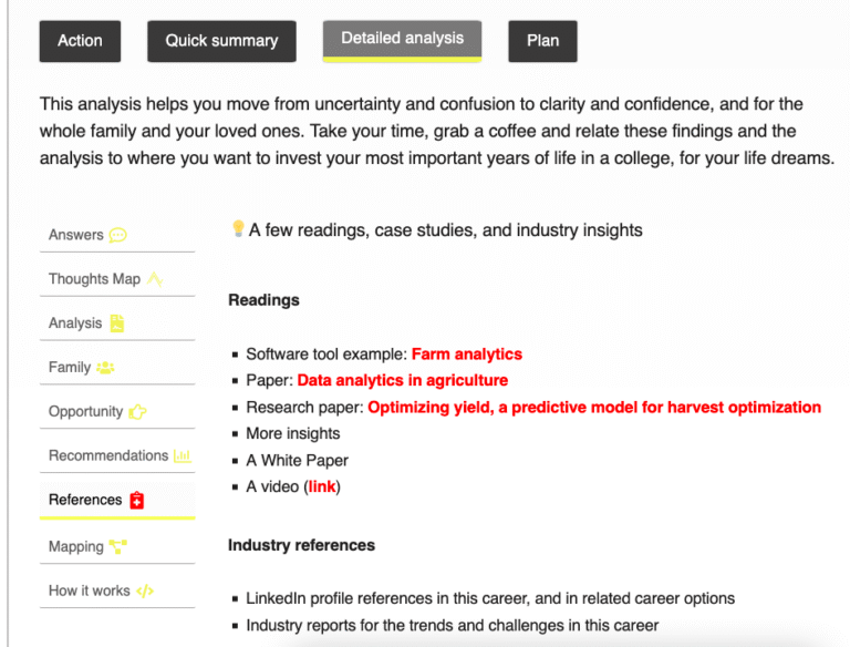 The Steering dashboard, for students' career counselling and guidance platform in Chandigarh, Mumbai, Gurugram, and anywhere in India.